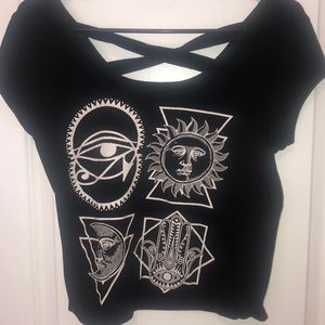 Short sleeve crop top!